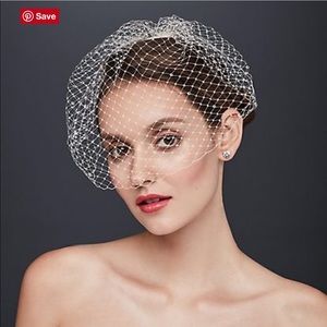 David’s bridal bird cage veil 👜